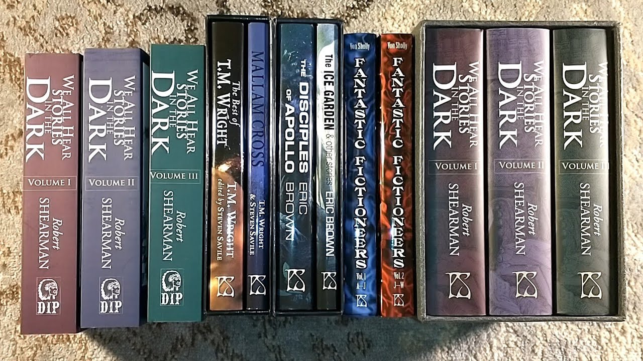 HUGE PS Publishing Unboxing - Signed Books - Robert Shearman, Eric Brown, Pete Von Sholly, TM Wright