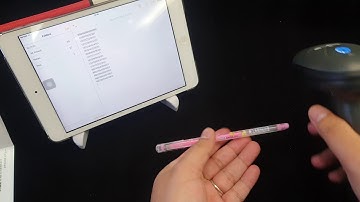 ตัวอ่านบาร์โค้ด ไร้สาย NITA 2100R สาธิตการเชื่อมต่อเข้ากับ iPad ด้วยบลูทูช Bluetooth