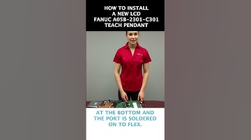 #Fanuc A05B-2301-C301 Teach Pendant - How to Install a new LCD