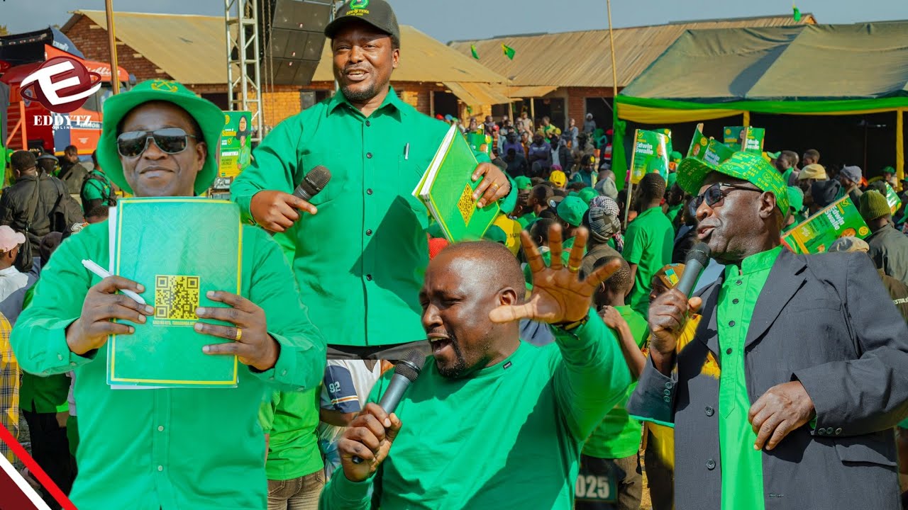 KAULI YA DEO SANGA UZINDUZI WA KAMPENI WILAYA YA NJOMBE/  DEO MWANYIKA /EDWIN SWALE NA CHONGOLO