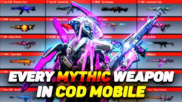 ALL 28 Mythic Guns In COD Mobile | EVERY Mythic Weapons Inspection & Kill Effects In CODM | ULTRA HD