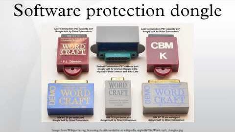 Software protection dongle