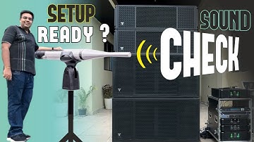 🔥 DJ Setup System Tuning | Line Array Speakers + RTA Mic | Powerful Bass Sound Test India