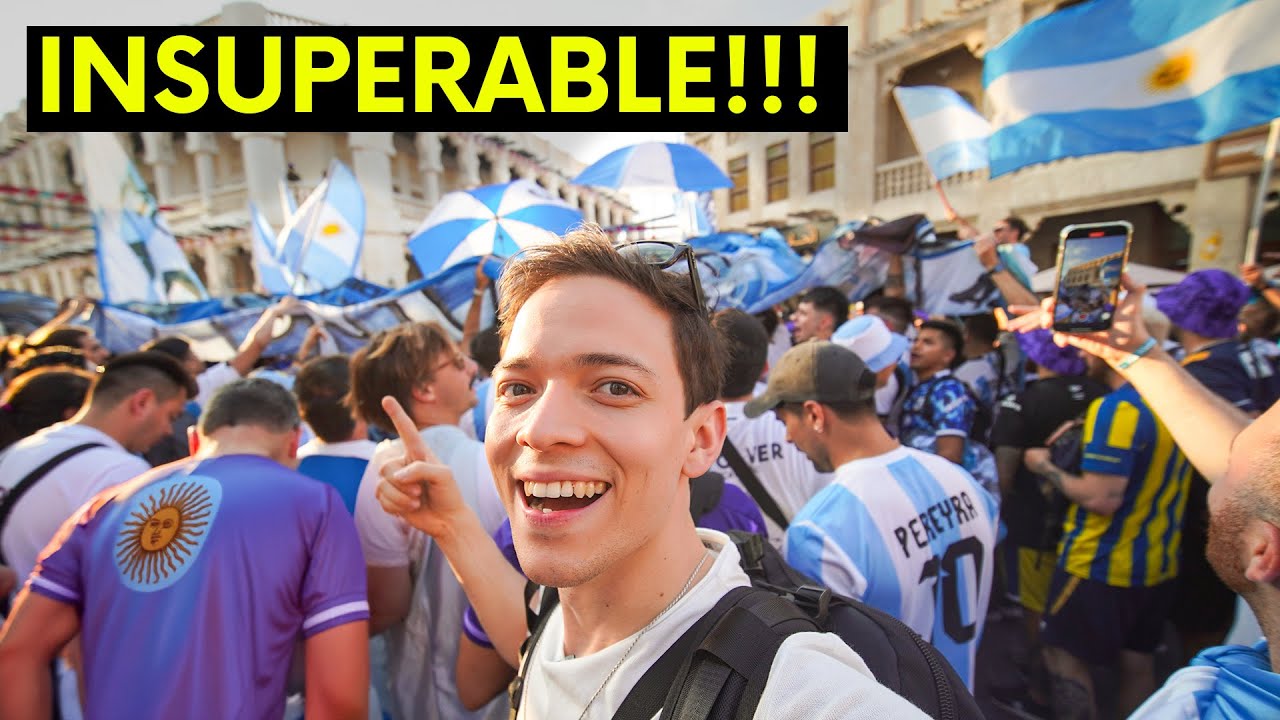 Esto solo pasa con la hinchada argentina 🇦🇷 