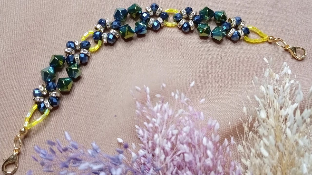 Easy Jewelry Making- Face Mask Connector & Beads Bracelet || Konektor Masker Kristal