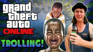 Drunk Aussie Finds Two Long Lost Black Sons! (GTA V Online TROLLING)