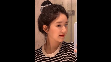 Cách búi tóc xinh như Triệu Lộ Tư 💜💜