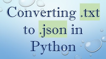 Converting .txt to .json in Python