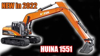 rc excavator long arm HUINA 1551 15CH mainan remote truk rc konstruksi