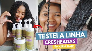 USEI A LINHA CRESHEADAS NO MEU CABELO RELAXADO!