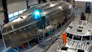 Building an Aluminum Sailboat Part 4 - How the Hull Plates are Shaped