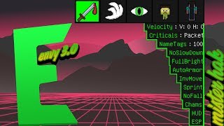 НОВЫЙ КРУТОЙ ЧИТ НА MINECRAFT 1.8 [FLY/KILLAURA/LongJump] |  Envy 3.0 ДЛЯ ВЕРСИИ 1.8 | ЯНДЕКС ДИСК