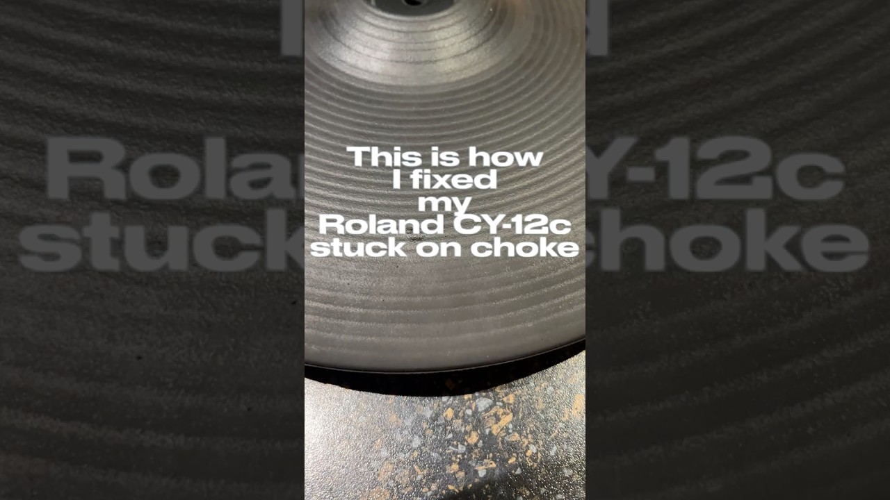 How to fix a ROLAND CY12-C V cymbal crash - loss of choke control
