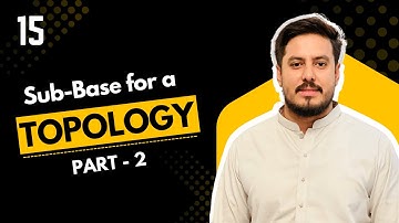 Topology : Sub-Base for a Topology in Urdu / Hindi / English Subtitles - PPSC - FPSC - BS & M.Sc.