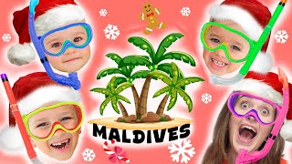 Vlad và Niki đón Giáng sinh ở Maldives