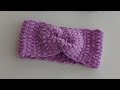 Kadife ipten örgü modelleri ~ ÖRGÜ easy crochet headband MODELİ ~ örgü bandana saç bandı yapımı
