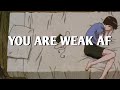 You are becoming weak person  you have to fight with fear ayanokoji innerstrength viral