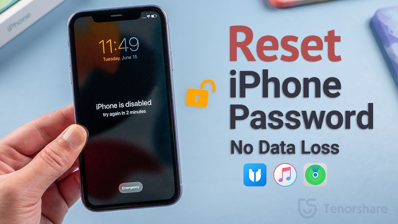 How To Reset IPhone Passcode Without Losing Data 3 Ways YouTube