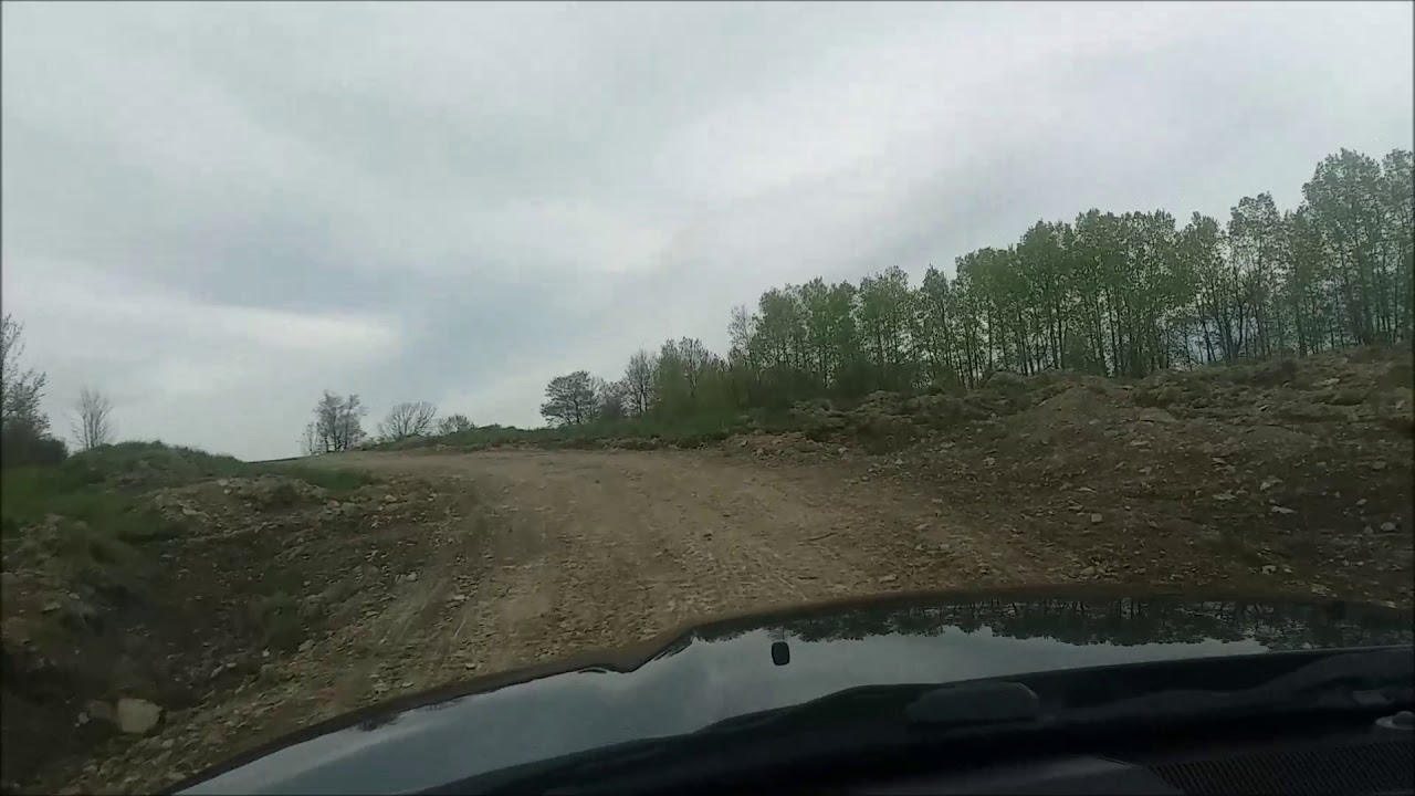 Farm Road Construction, FIRST Trip Up The "Raw" Roughed Out Road