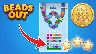 Beads Out - Level 446 Walkthrough 🧩 | Solution & Gameplay (Voodoo) 🔴