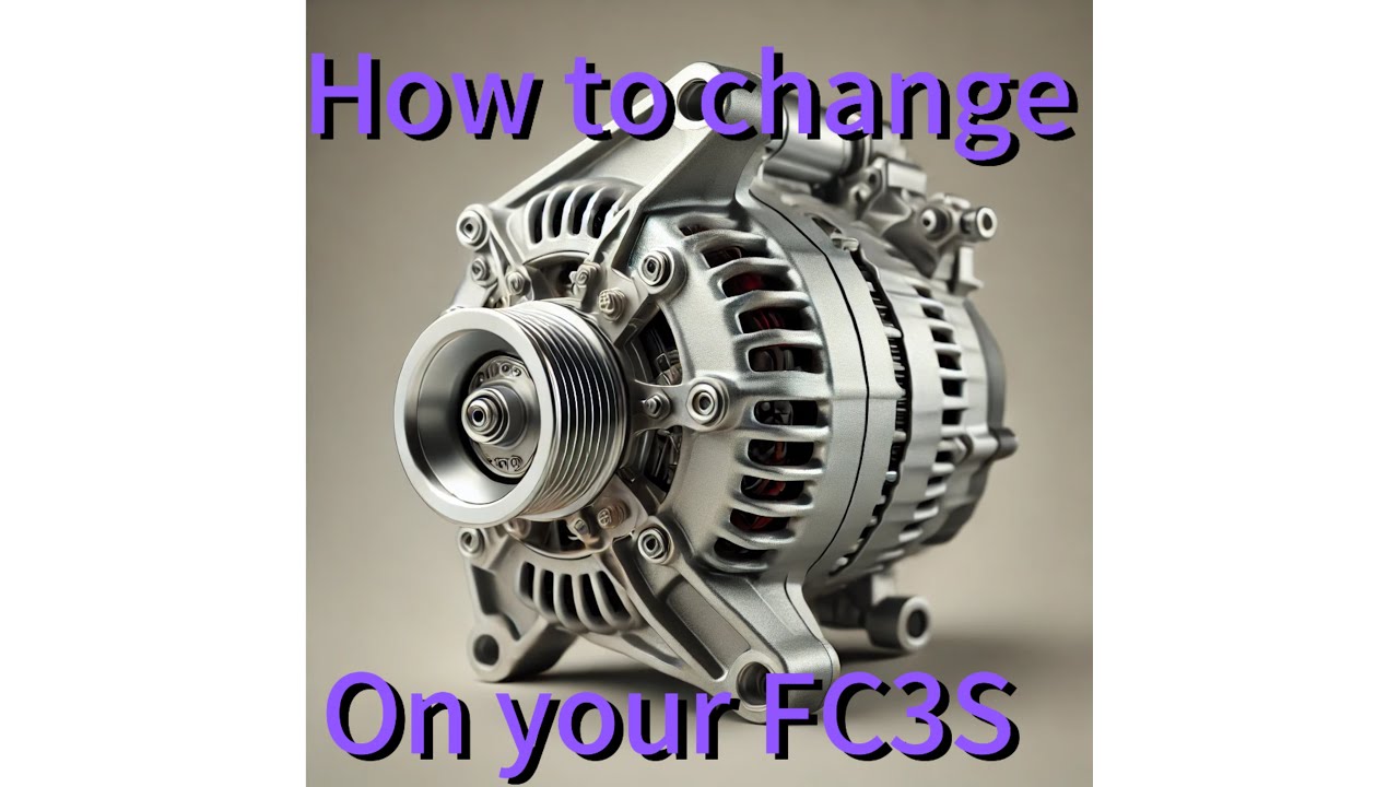 How to change an alternator on an FC3S RX7 - YouTube