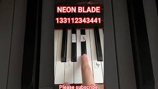 NEON BLADE  #music #piano #trending #song #PIANO #neonblade