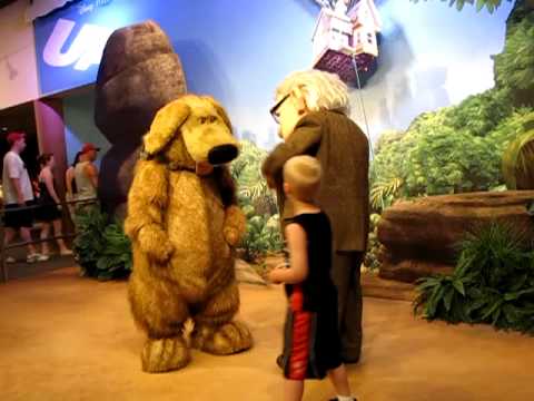 Pixar S Up Characters Walt Disney World Hollywood Studios Dug Russell Carl Youtube