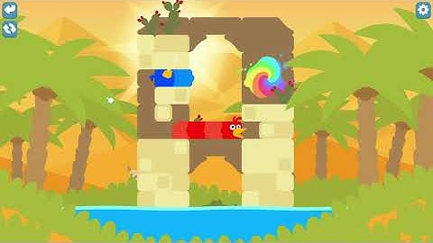 Snakebird Complete - level 65 walkthrough and gameplay