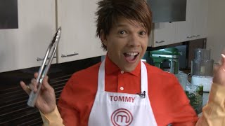 MasterChef contestant Tommy Walton makes his signature dish