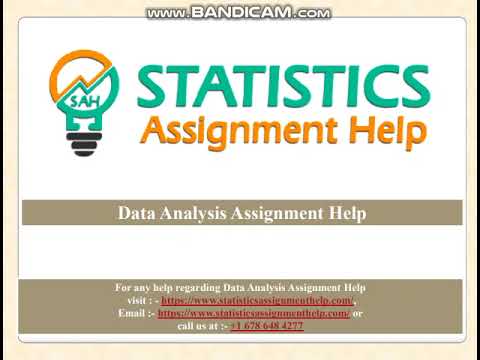 Data Analysis Assignment Help
