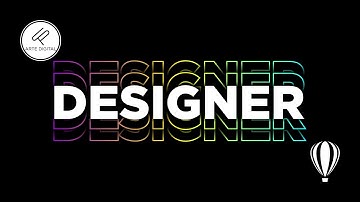 COMO criar este EFEITO incrível em um texto no CorelDRAW