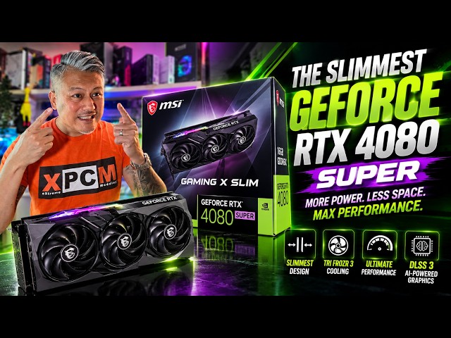 MSI GeForce RTX 4080 SUPER GAMING X SLIM - It's The Thinnest RTX