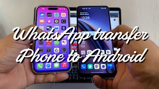 🔥 2023 WhatsApp transfer from iPhone to Android free - iPhone 14 Pro to One Plus Nord N20 5G 🔥