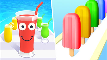 Juice Run vs Popsicle Stack - All Levels Gameplay Walkthrough Android,iOS New Update Mobile Games