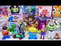 Unboxing Disney Pixar Toy Story toy collection ASMR | Zurg &amp; Buzz Lightyear &amp; Bullseye &amp; Aliens
