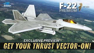 THRUST VECTORING! Preview of Top Mach Studios' F-22A Premium (MSFS)
