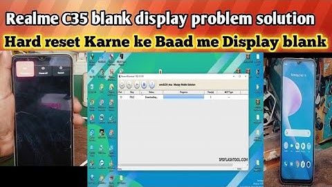 Realme C35 blank display problem solution Hard reset Karne ke Baad me Display bank Sulution Live Me