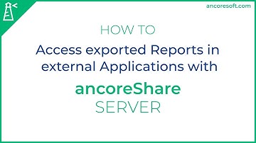 Access exported Reports in external Applications with Live Updating