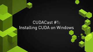 Installing CUDA Toolkit on Windows [Published 2017 - See our playlist for more up-to-date trainings]