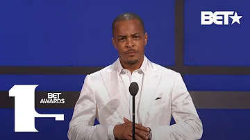 T.I. Remembers Nipsey Hussle For His Activism & Uplifting The Community | BET Awards 2019