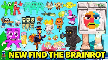[ 209 ] How To Get ALL New 18 Brainrots in FIND THE BRAINROT - Roblox