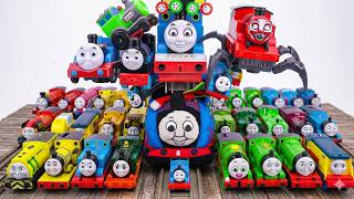 Merakit Mainan Kereta Api Thomas and Friends, Tayo Si Bus Kecil , Unboxing Mainan Kereta Api ASMR 45