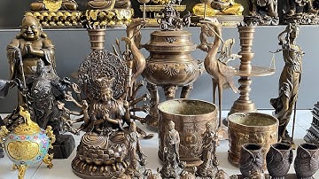 30/10/23 Nữ thần Công Lý - Tự Do, Đỉnh lư lân to đẹp, Chuẩn Đề #đồđồnglênguyệt #đồxưa #đồcổ