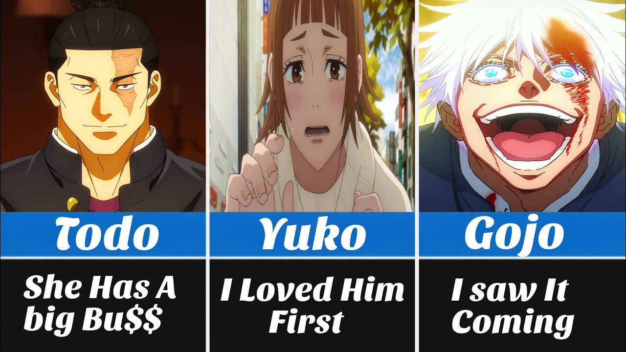 Every Jujutsu Kaisen Characters React To Yuji  x Nobara 