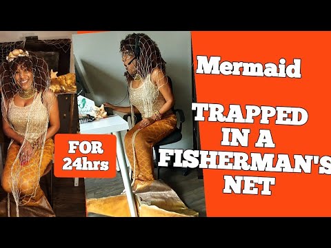 🧜🏾‍♀️MERMAID MOVIE: Trapped in a Fisherman's Net #mermaidmovie 