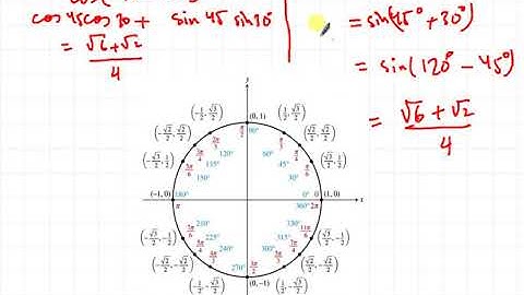 PreCalculus Lesson 5.4 Sum and Difference Identities #2