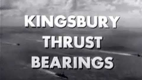 U.S. NAVY Kingsbury Thrust Bearings