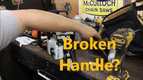 Stihl Chainsaw Repair Stihl ms170 ms180 Rear Handle Replacement