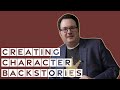 Creating believable backstories for charactersbrandon sanderson