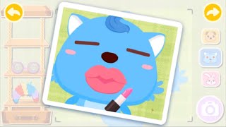 Little Panda's Photo Shop｜Role-playing, creative collocation-BabyBus Kids Games screenshot 3